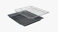 BOSCH HBA171BB3F Serie 2 Einbau-Backofen 60 x 60 cm Schwarz